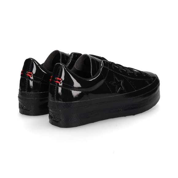 one star patent platform sneaker